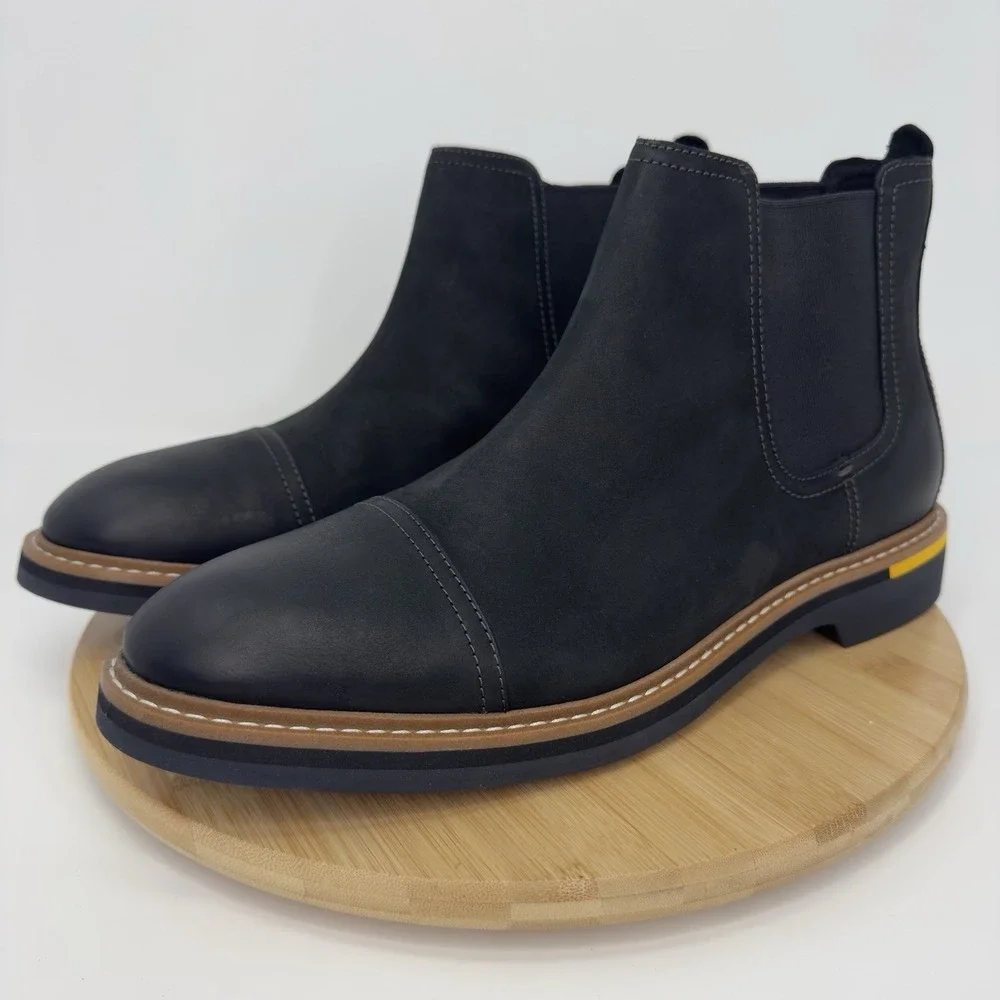 Cole‎ Haan York Chelsea WR Boots Men's 11.5 M Black Waterproof C34163 Leather